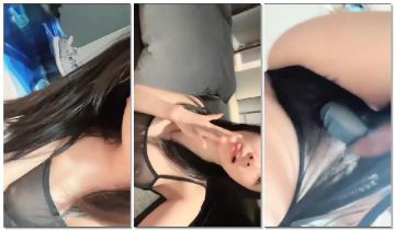 【京鱼儿】19岁童颜巨乳 可爱猫女 神秘男舔逼 道具自慰 被土豪包养 10