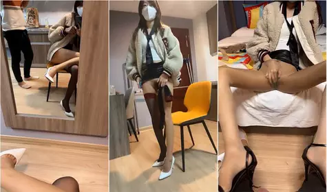 拜访哥嫂,老哥不在家,勾搭风臊饥渴黑丝大嫂,半推半就推倒,扒开内裤壹看湿透了