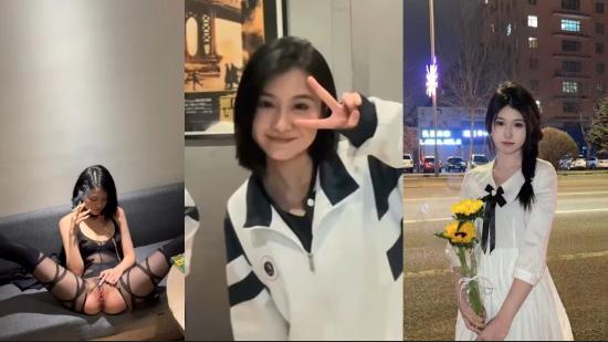 辽宁传媒学院女神【郭奕函】被男友带着玩3P，各种情趣诱惑满足男友性癖爱好分手后遭曝光